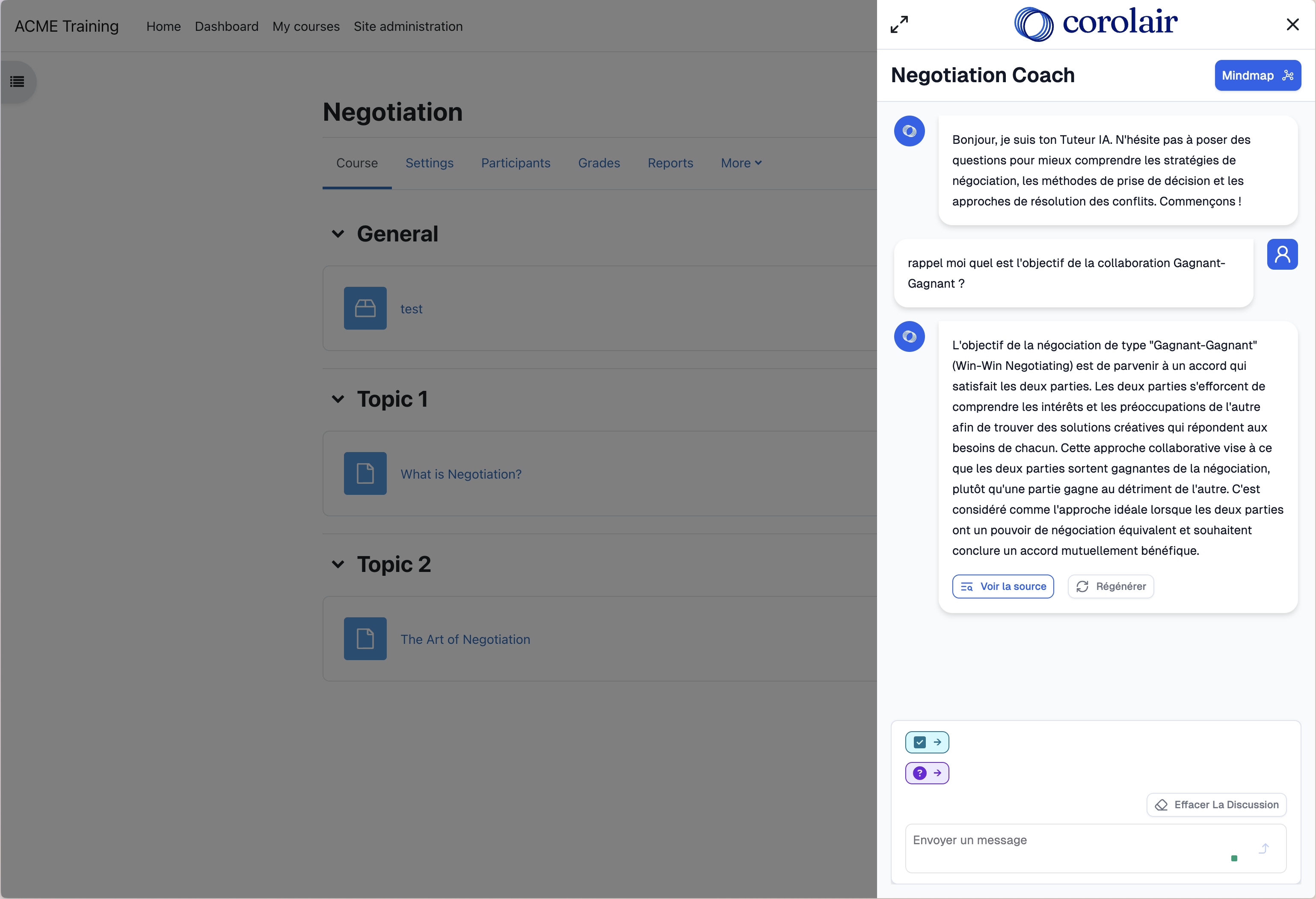 tuteur IA Corolair Moodle